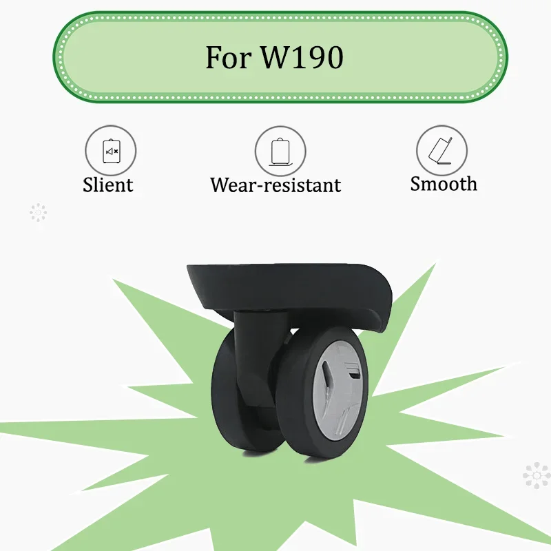 

For W190 High-Strength Ultra-Silent Swivel Wheels for Suitcases 360° Rotation Wear-Resistant and Pressure-Resistant