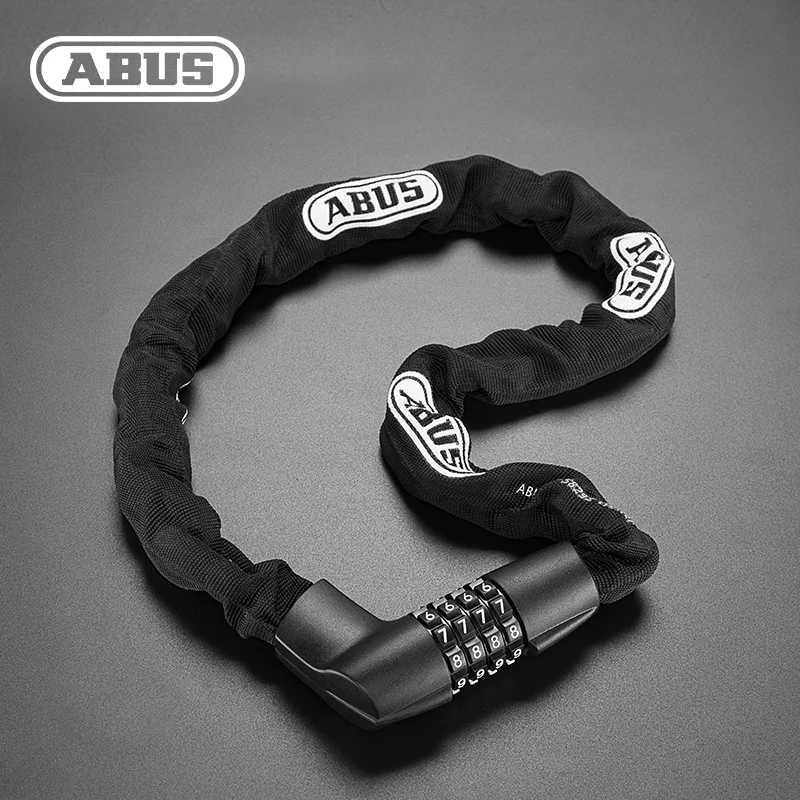 

ABUS Anti-theft Bicycle Chain Lock 4 Digit Password Mountain/Road Bike/E Bike/Scooter/Motorcycle Outdoor Universal Accessories