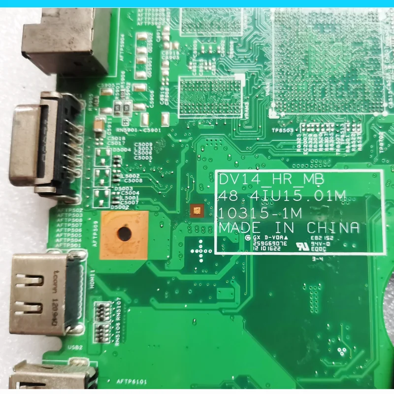 

48.4IU15.01M DV14_HR_MB 10315-1M для Dell Inspiron 14R N4050 1450 2420, материнская плата DDR3 CN-0X0DC1