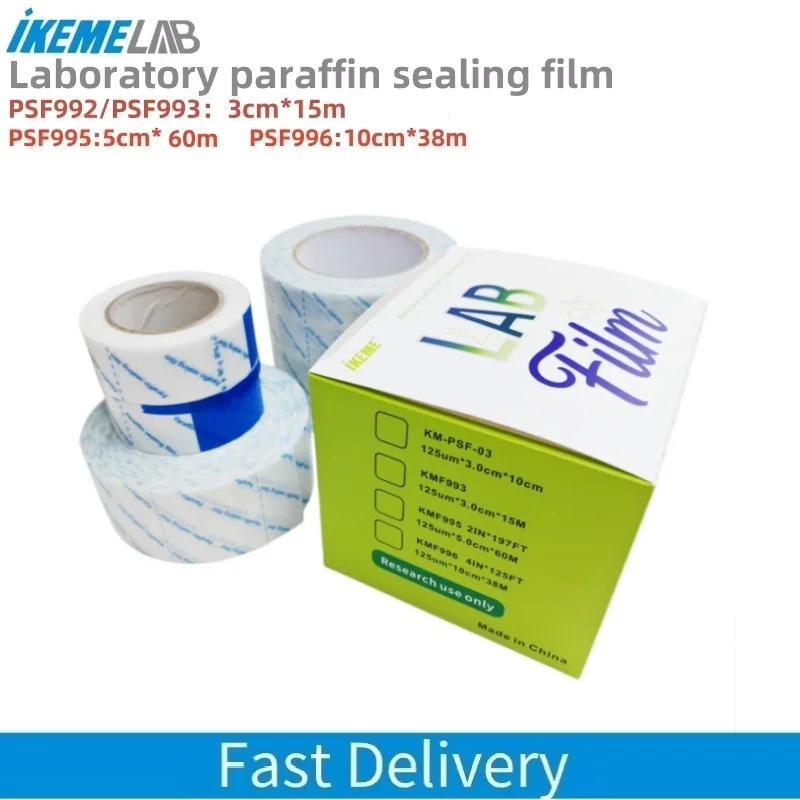 IKEME Lab Paraffin Sealing Film 992-996 Moisture Proof Water Resistant Perfume Glassware Parafilm Grafting Tapes Sealing Film