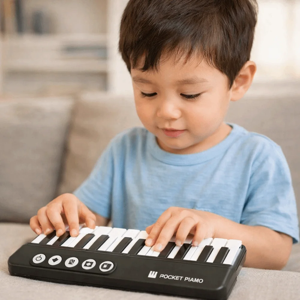 

Мини-пианино с радужной подсветкой, 7 цветов LED, многофункциональный музыкальный инструмент, портативный дизайн, электронная клавиатура-орган