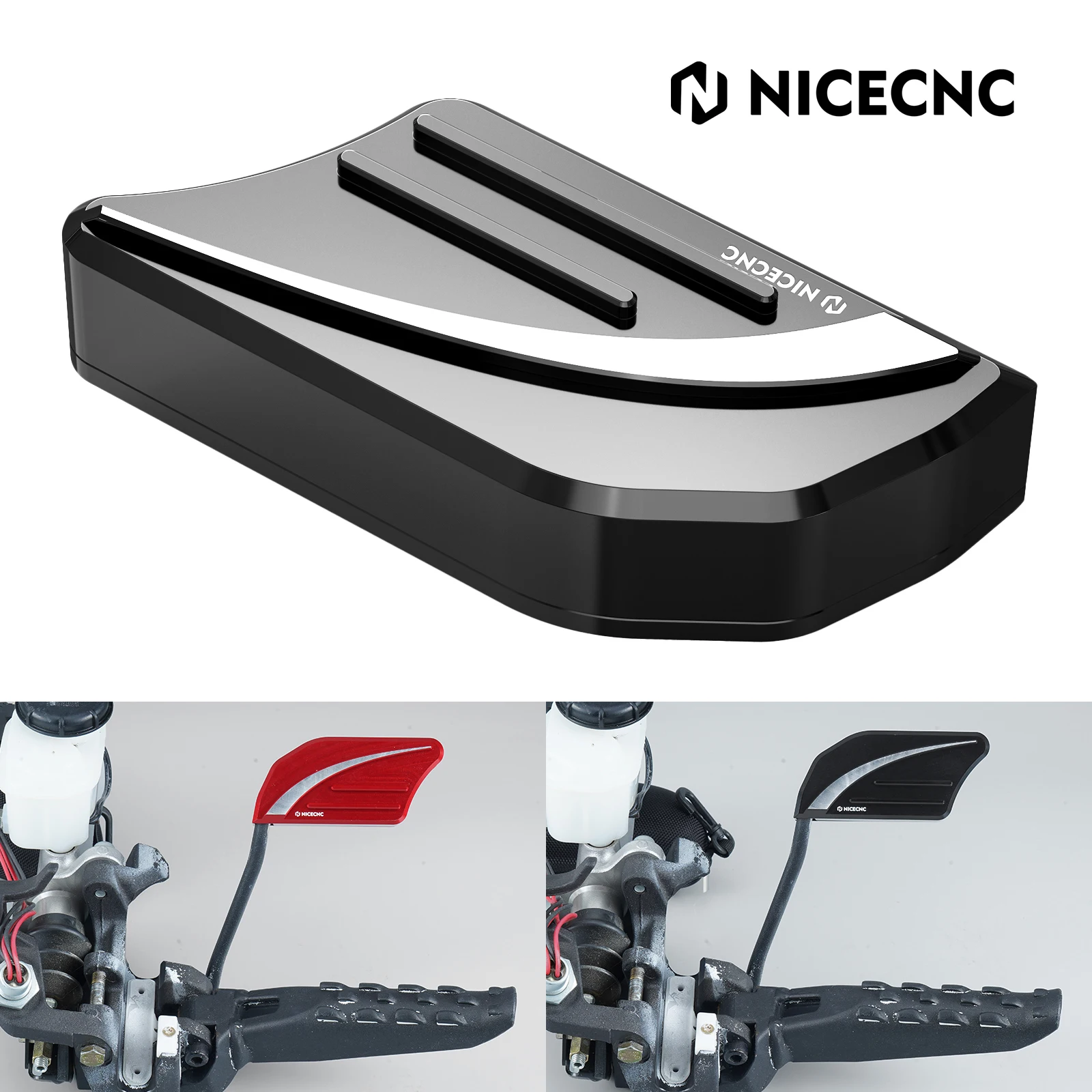 NICECNC Larger Brake Pedal for Can-Am Ryker 600 Ace 900 Ace2022-2023 900 Rally Edition ACE 2022-2023 900	Sport ACE 2022-2023