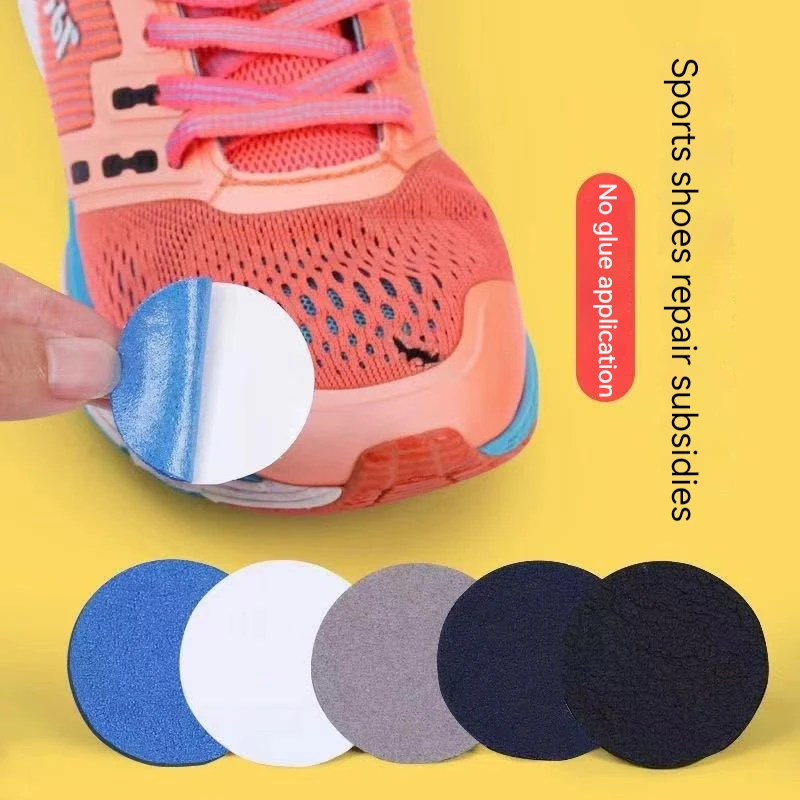 Shoe Patch Vamp Repair Sticker Subsidy Sticky Shoes Insoles Heel Protector Lined Anti-Wear Heel Hole Repair Heel Foot Care Tool