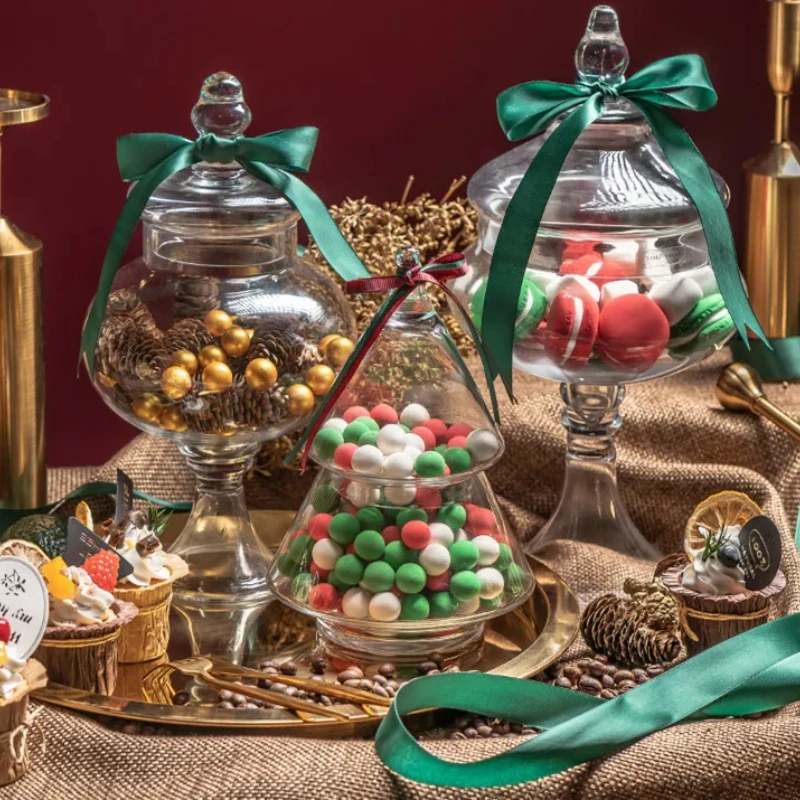 

Transparent Christmas Tree Shape Decorative Jar, Decorative Bottle, Display Bottle, Food Storage