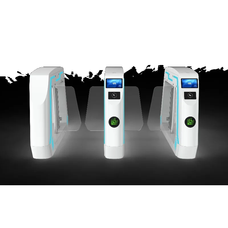 Fast Access Control Smart Hotel Remote Control Supermarket Entrance Automatic Swing Barrier Baffle Gate Turnstile