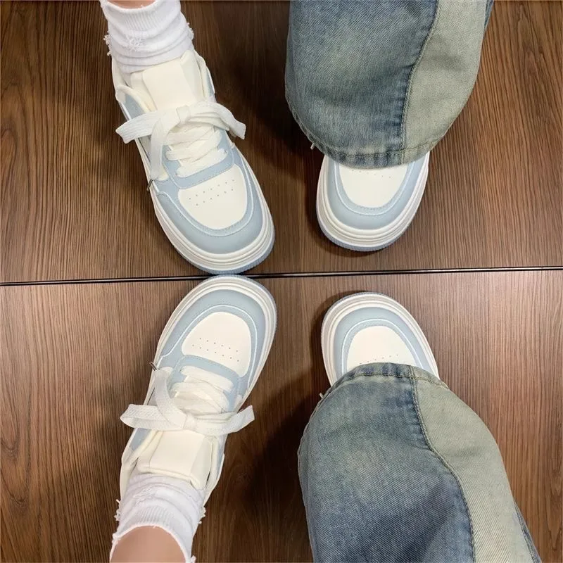 

Новые весенние женские дышащие кроссовки, милые розовые туфли с граффитом, кроссовки на толстом каблуке, повседневная спортивная обувь в стиле Лолиты на платформе для бега