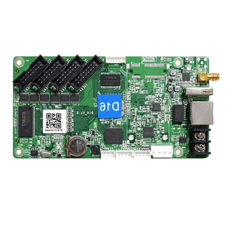 M07K-D16 Asynchronous Controller 75X4 Hub Full-Color LED Controller Card With 65, 000-Pixel Load Wifi USB Cable Connection