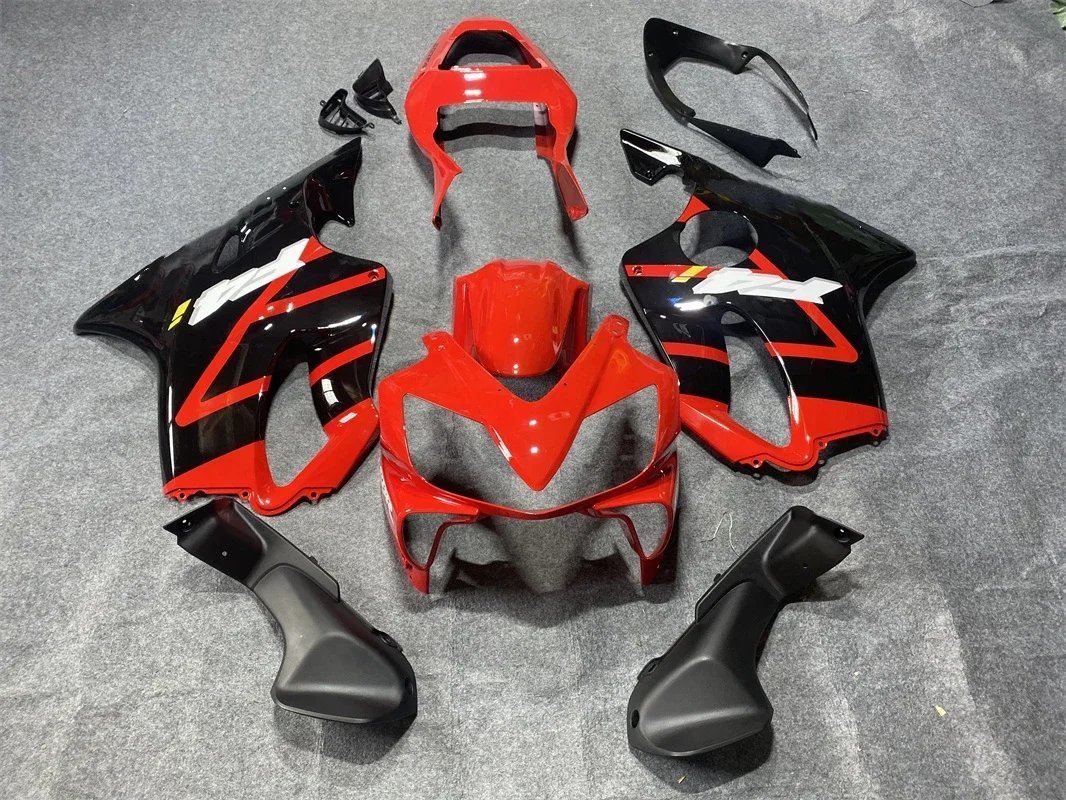 for CBR F4i 2001 - 2003 Motorcycle Fairing CBR600F4i 01 Black Red Fairings CBR 600 2002 Plastic Fairings Black red