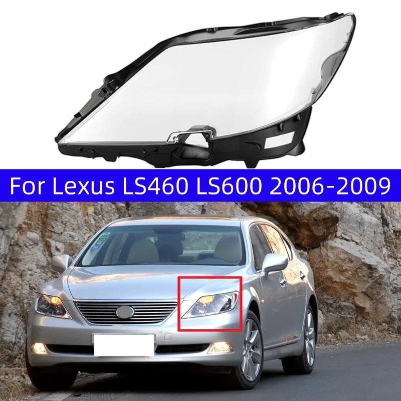 For Lexus LS LS460 LS600 2006 2007 2008 2009 Car Gadget Replace A Transparent PC Lights Shell Protective Headlight