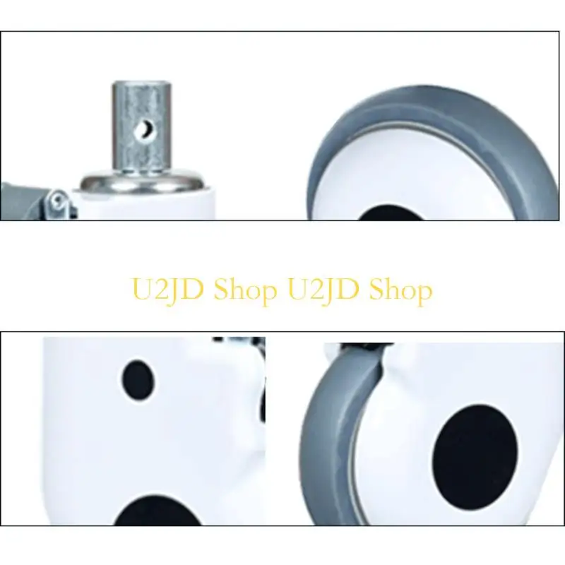 U2JD Practical Baby Walker Wheel 1PC Portable Universal Fit with Quiet Rubber Casters for Noise and Smooth Operation