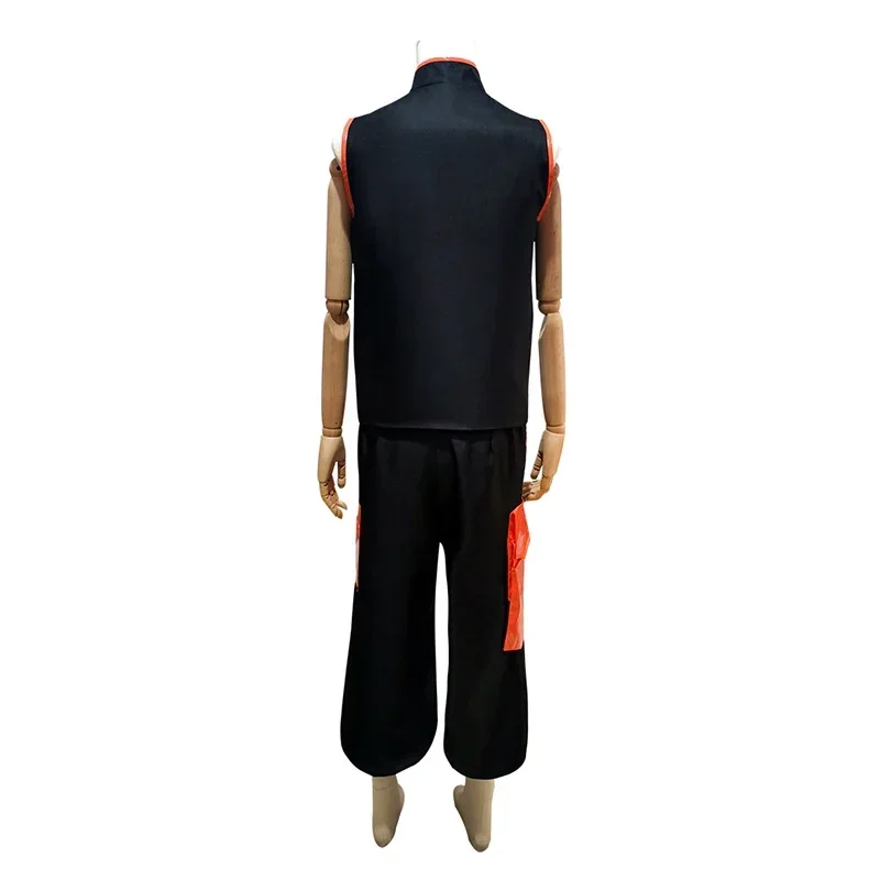 Kostum Cosplay Anime Shaman King The Super Star Yoh Asakura pakaian seragam sekolah kostum karnaval Halloween setelan pesta untuk pria B MN3