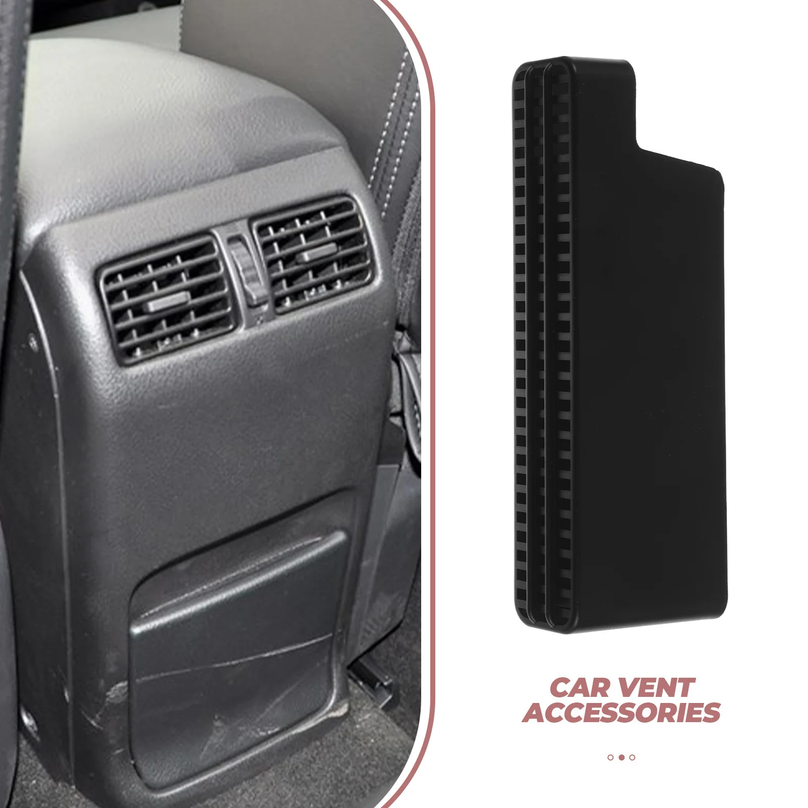 

2Pcs Auto Under Seat Air Vent Cover Durable Protection Car Interior Accessories Easy Install Air Outlet Vent Protector