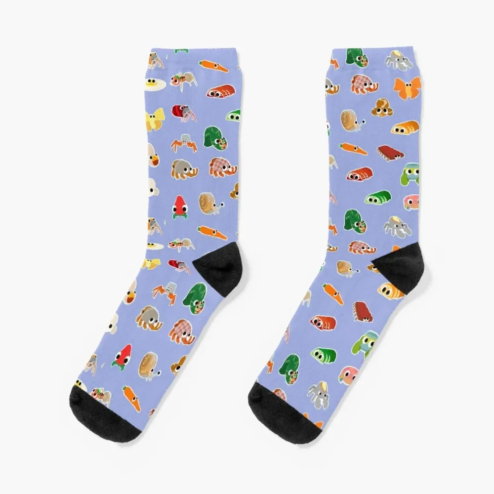 bugs snacks stickers Socks colored tennis anti slip football golf Man Socks Women's