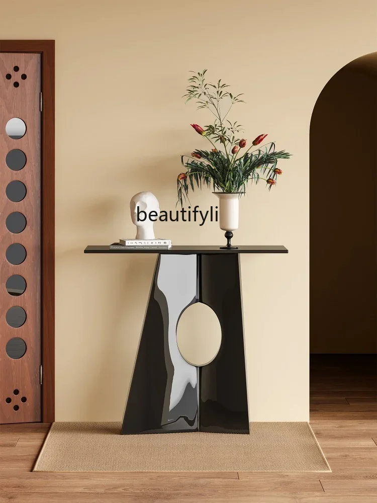 

xz1Высококачественные черные консольные светильники, роскошные консольные столы для виллы, коридора, современные минималистичные наборы с видом сбоку