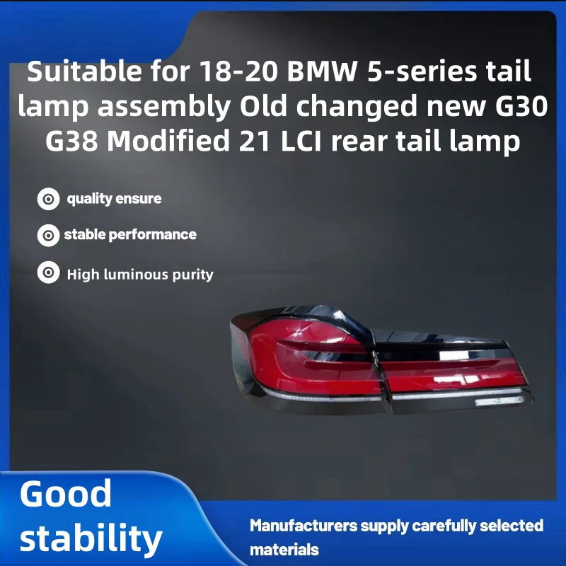 

Suitable for 18-20 Bmw 5 Series Taillight Assembly, New and Old G30G38 Modified Taillights, Rear Brake Lights, Taillights