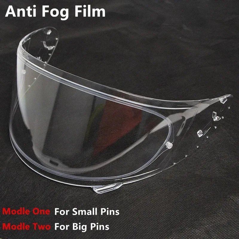 Anti Fog Film For SHOEI X14 CW-1 CWR-1 CNS-1 CNS-3 CWRF CWF1 Helmets Visor Lens Anti-Fog Moto Full Face Helmets Accessories