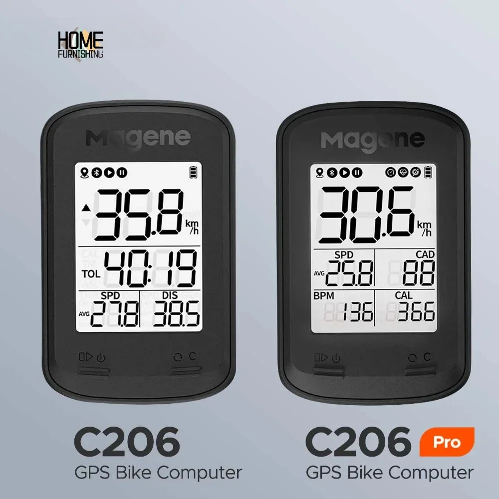 Magene C206 Pro GPS Bike Computer Wireless Cycling Bicycle Speedometer Bluetooth ANT Ciclismo Power Meter For MTB Bike Road