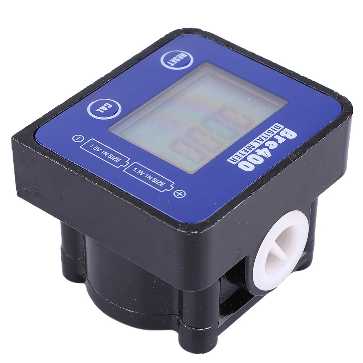 Digital Meter High Accuracy Flowmeter Gauge Blue LCD Display for Chemicals Liquid Water Ultrasonic