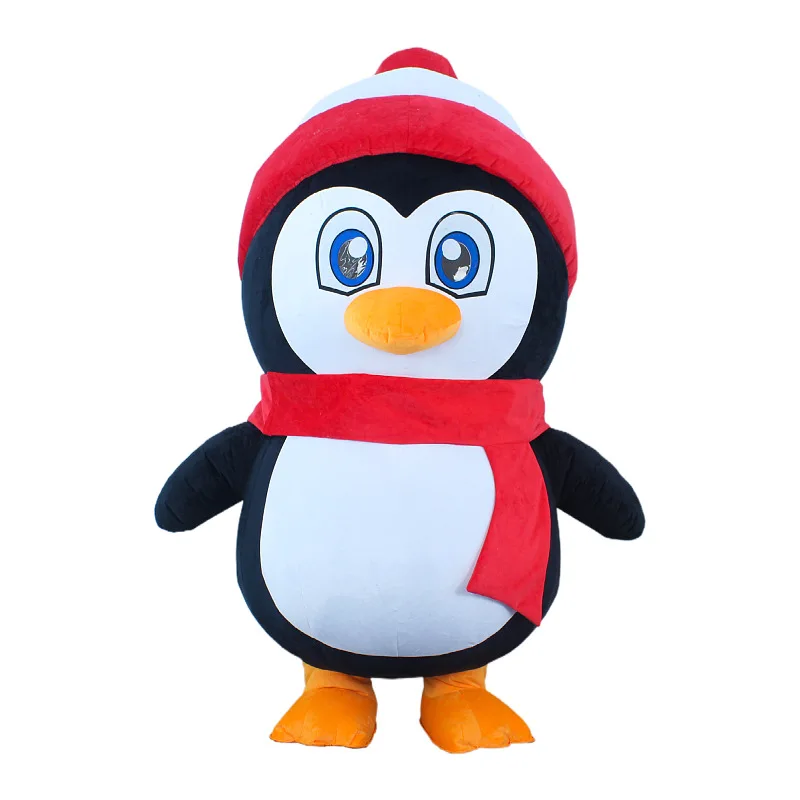 Arctic penguin Inflatable Costume Street Funny Polar Bear Mascot Costume Party Cosplay Plush Doll Inflatable Mascot Costume