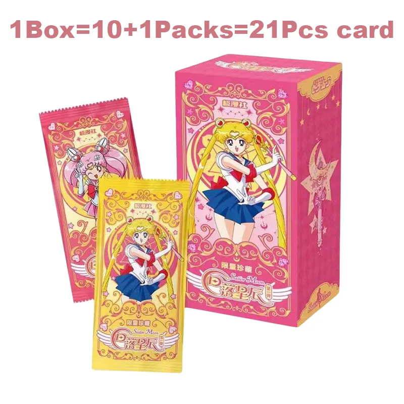 Sailor Moon Card Anime Character Lively Love And Justice Beautiful Girl Fantasy Magic Collection Cards Feast Toys Kid Gifts