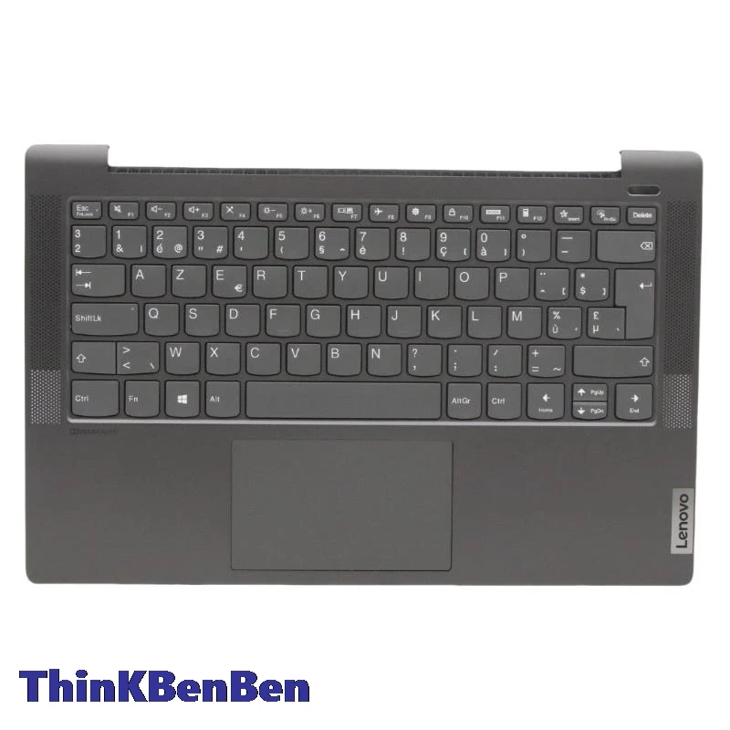 

BE Belgian Black Keyboard Upper Case Palmrest Shell Cover For Lenovo Ideapad 5 14 14IIL05 14ARE05 14ALC05 14ITL05 5CB1A13856