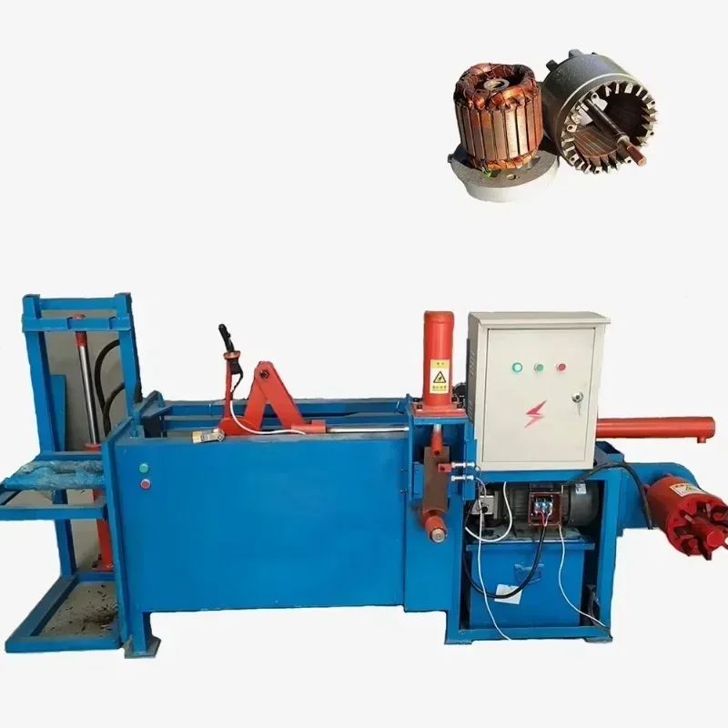 used motor oil to base oil recycling plant starter motor scrap copper coil extra motor stator recycling machine