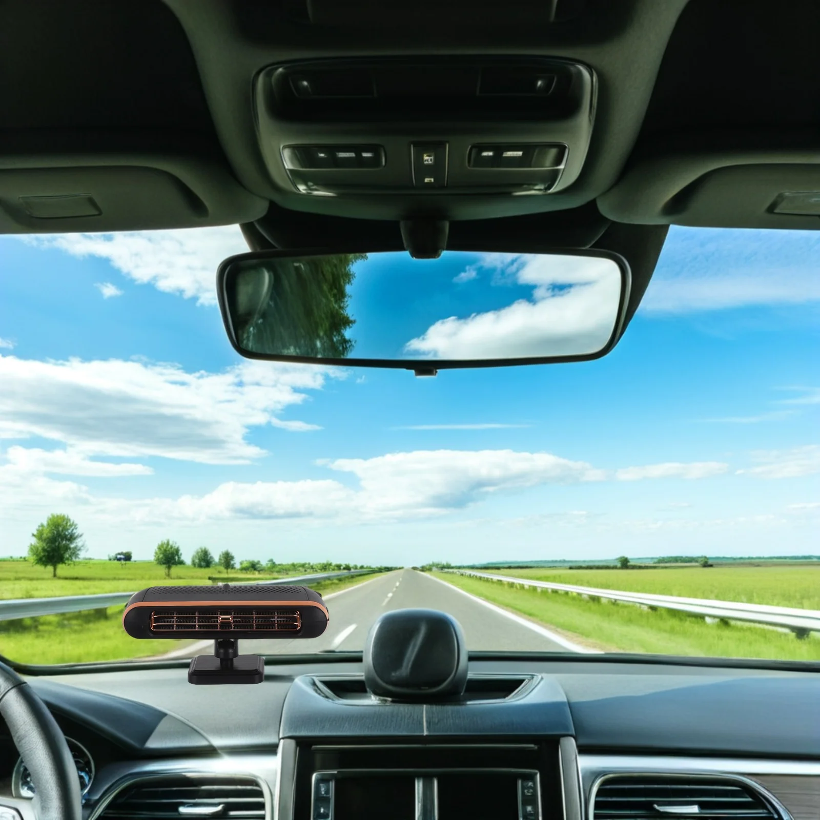 

Electric Car Window Defroster Portable Heater and Defroster Rapid Frost Removal Control Auto Heater