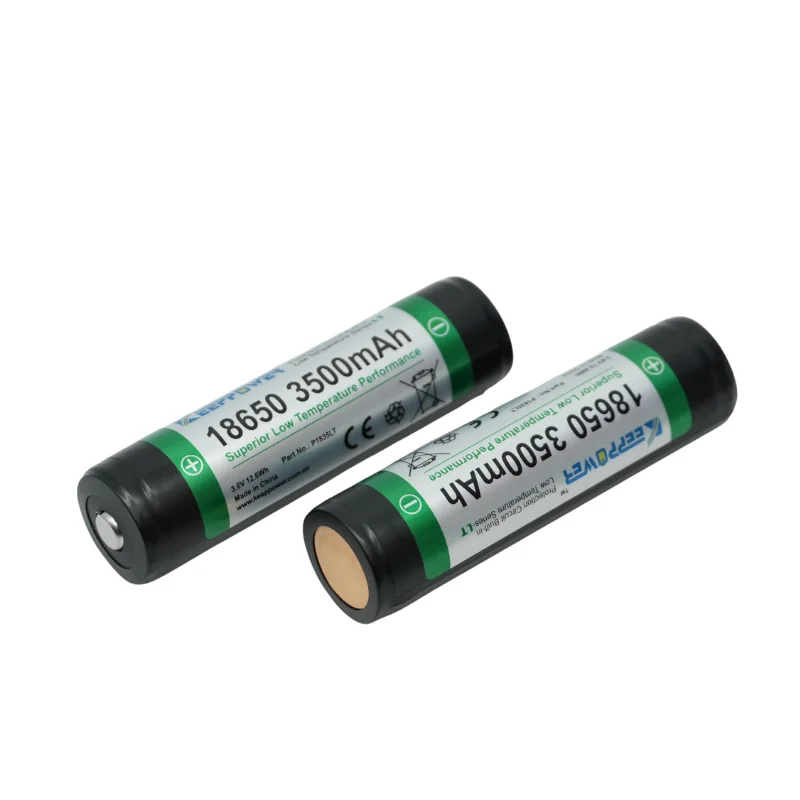 بطاريات Keeppower 18650 3500mAh P1835LT بطارية ليثيوم أيون قابلة لإعادة الشحن بدرجة حرارة منخفضة