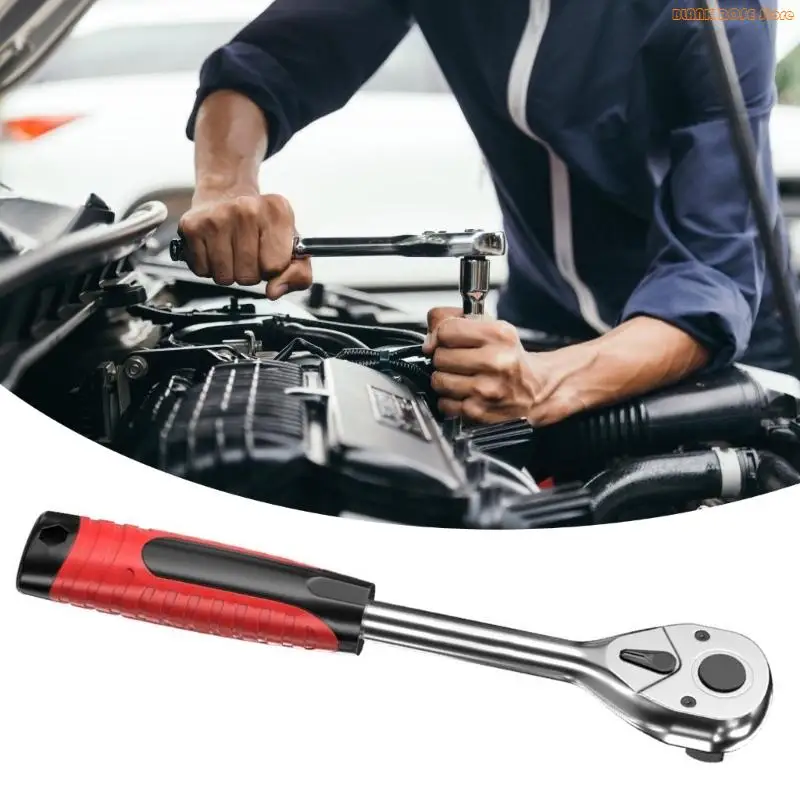 K1AE Retracting Ratchet Wrench Spanner Complete Motion for Automobile Repair Device