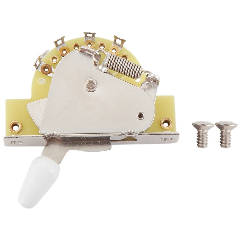 5 Way Lever Switch Selector Five-Speed Tone Switch Guitar Accessories For ST SQ Electric Guitar Parts White