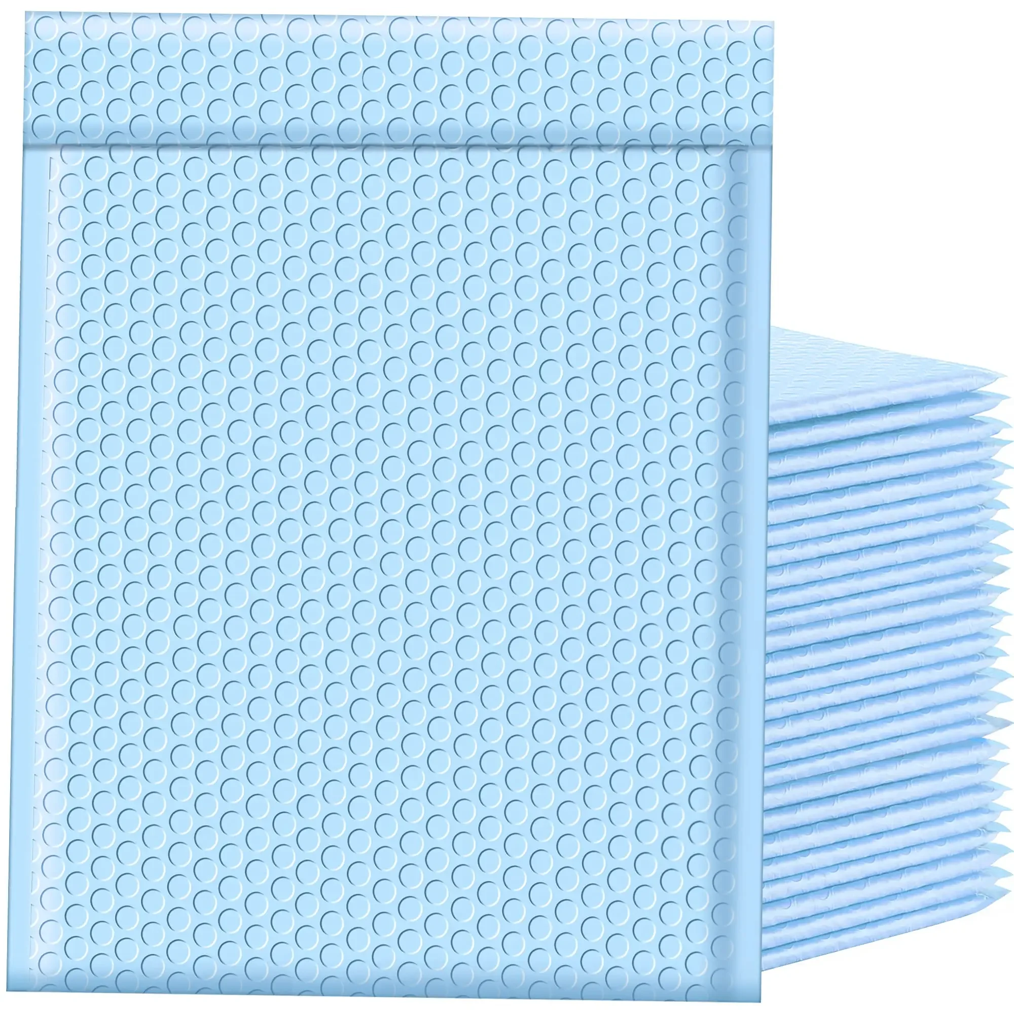 self seal mailing envelopes mailers acolchoados envelopes embalagem para pequenas empresas mailers de bolha azul 100 pcs 01