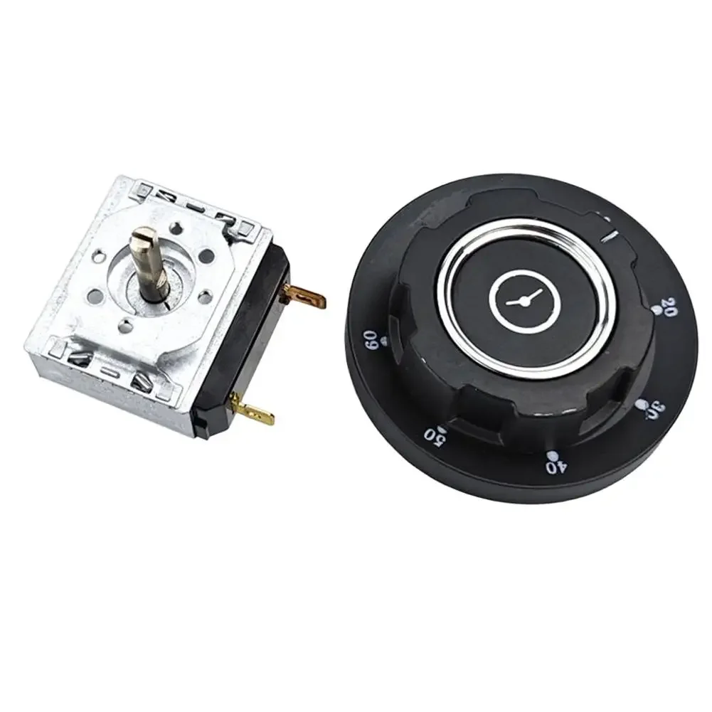 Efficiently Manage Cooking Times Mechanical Timer Switch With Bell Notification Designed for Microwaves and Other Appliances