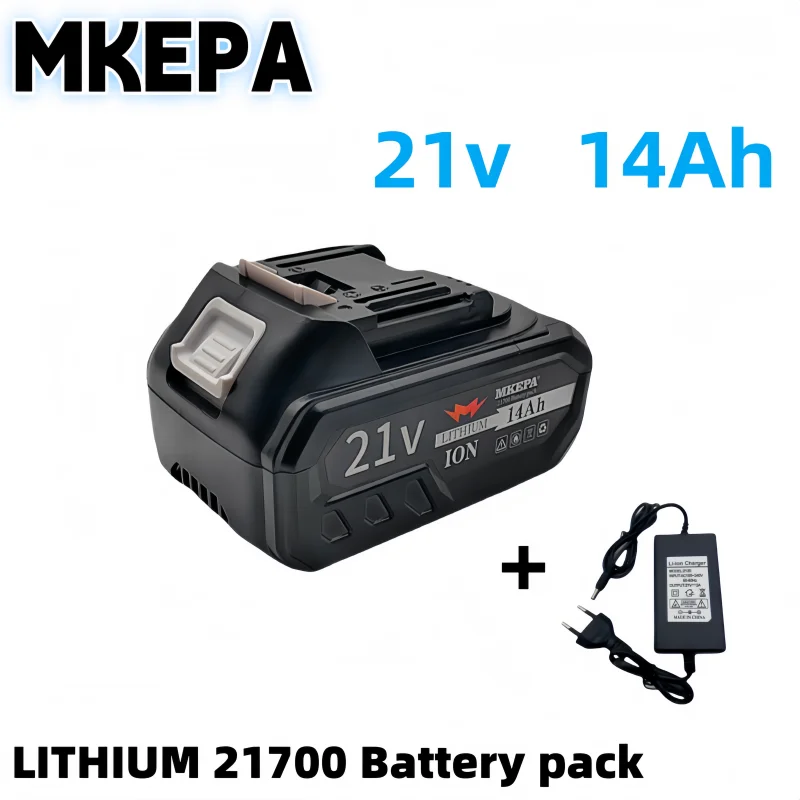 

21V 14AH 21700 Rechargeable Battery Lithium ion Battery Suitable Lithium ion Battery Power Tools BL1860 BL1880 BL18100