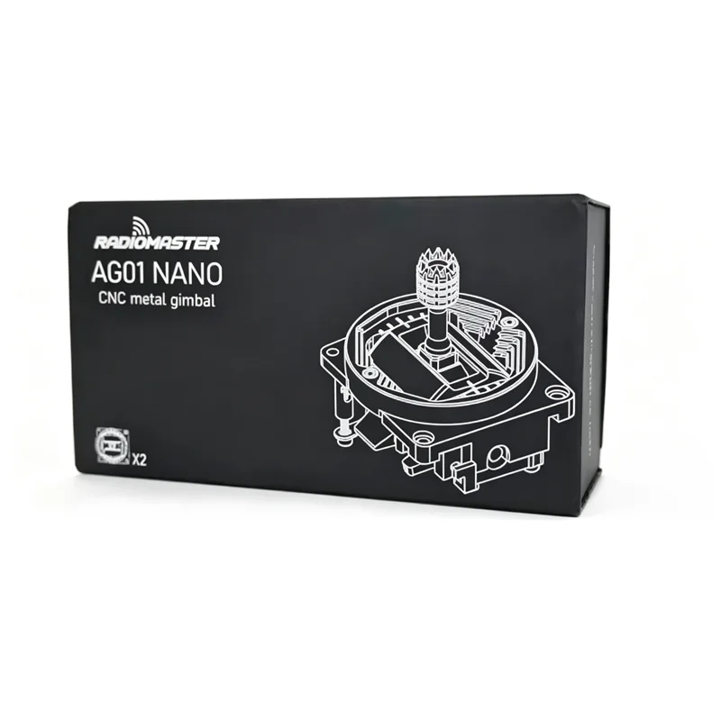 RadioMaster AG01 NANO CNC Hall Effect Gimbals,Pair Non‑Contact Hall Sensor Joystick for RadioMaster Pocket RC Transmitter