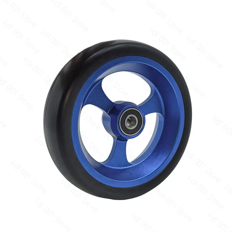 2PC Sports Wheelchair Aluminum Alloy 4 Inch Front Wheel Casters High Speed Wear-resistant Wheelchair Accessories
