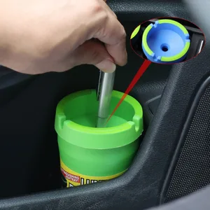 منفضة سجائر محمولة من توهج الليل للسيارات والشاحنات ذات سعة كبيرة صندوق قمامة مزدوج الطبقة سلة مهملات بلاستيكية مضيئة أعلى 8 مبيعات كبيرة لشاحنات القمامة - رقم 8