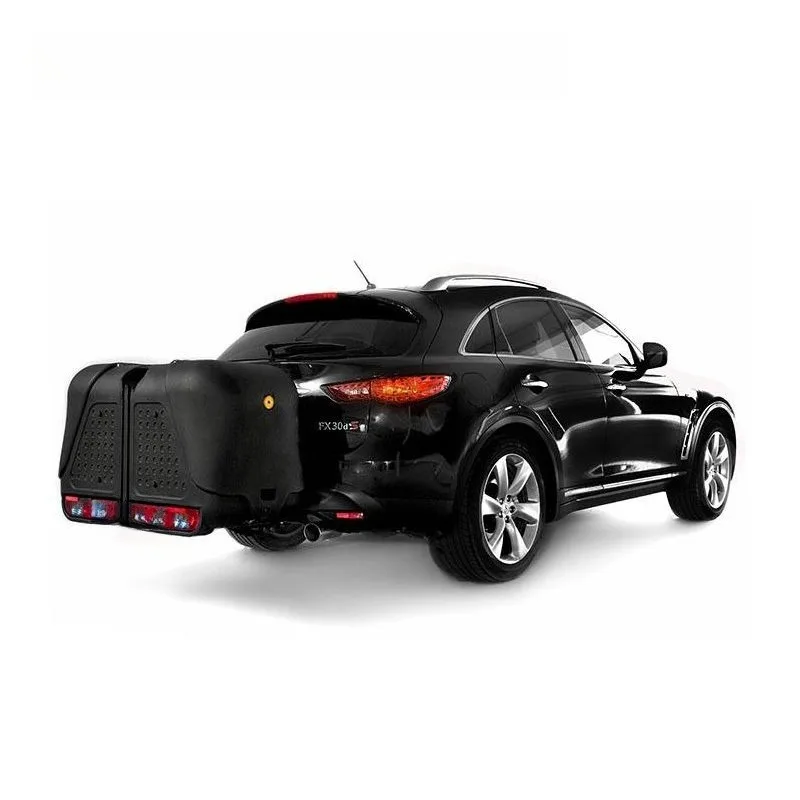 

Rear towed storage box Pet box V2 suitcase Car cat and dog box Black Mamba modification