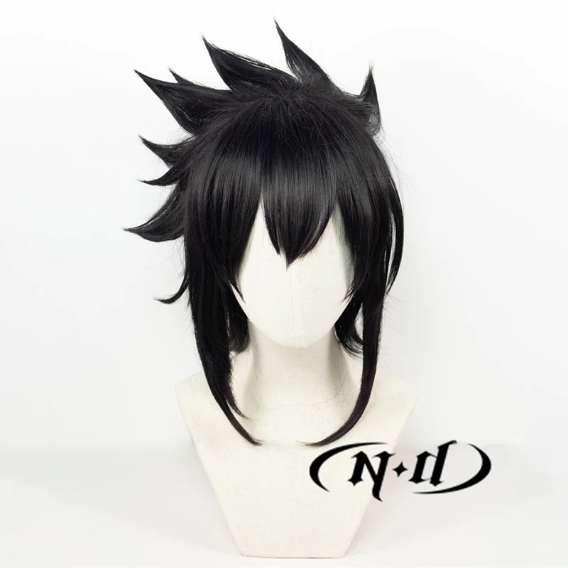 ND Sasuke Uchiha Cosplay perruque postiche Anime Cosplay perruque de cheveux pour Comic Con Coser Costume thème fête résistant à la chaleur