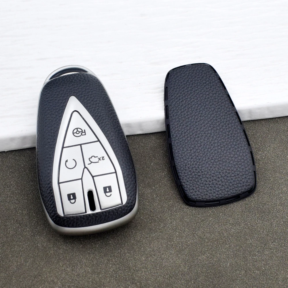 3/4/5 Buttons Soft TPU Leather Key Cover for Changan CS75 PLUS CS35 PLUS CS55 PLUS UNIT UNIK Oshan X7 X5 Key Chain Accessories