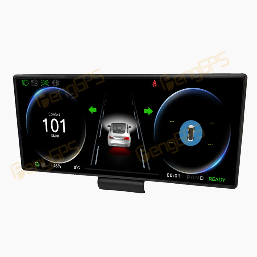 

Автомобильная консоль, цифровая приборная панель, мультимедиа для модели Tesla 3 Y Linux Android12.0 8 ядер, 4G LTE, приборная панель, сенсорный экран, панель