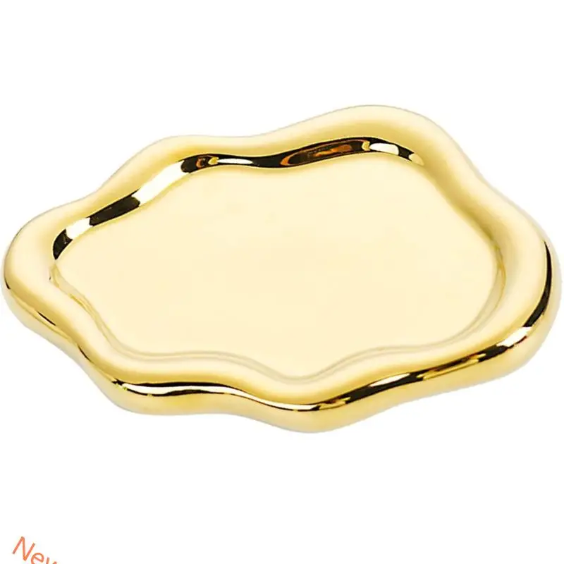 

Handcraft Ceramic Cloud Shaped Plate Decorative Jewelry Storage Solution