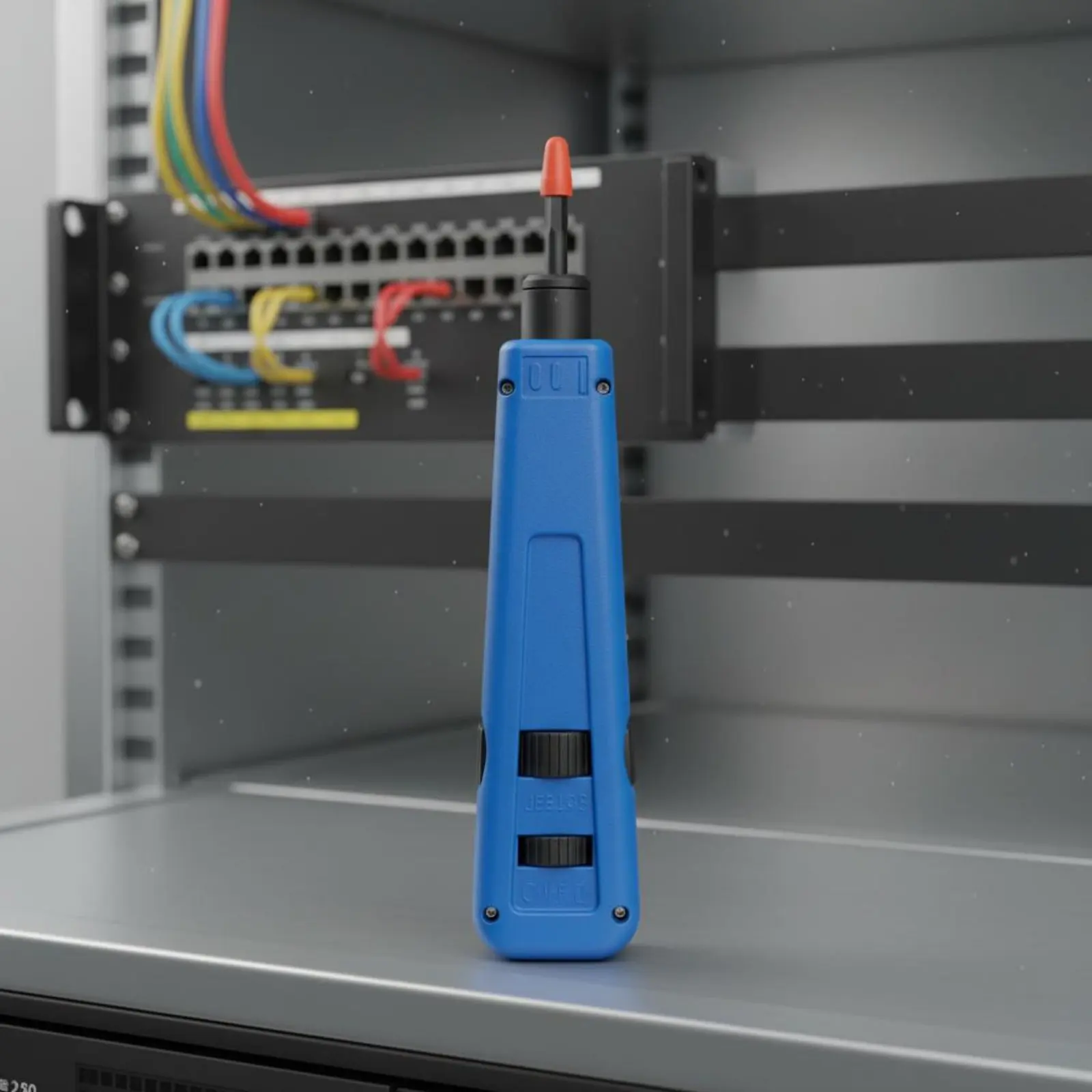 Zdjęcie 4: Narzędzie do zaciskania kabli 110 Press Down Tool All-in-One, wytrzymałe, dla techników.