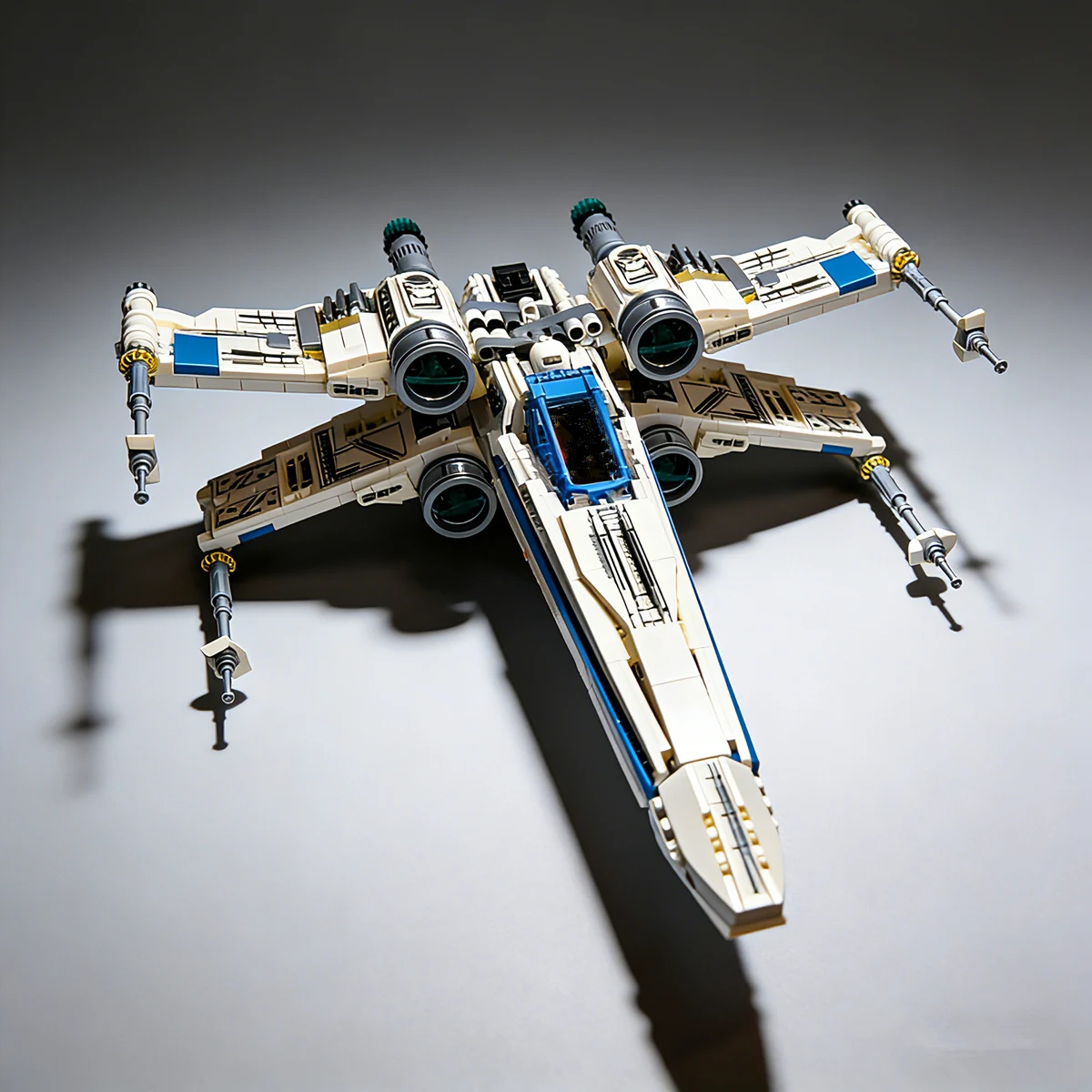 moc-宇宙船ギャラクシースターシップスターファイターズ-1200-pcs-戦闘機モデルビルディングブロックレンガおもちゃギフト子供の誕生日