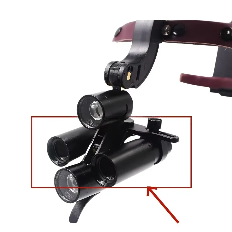 5X/6X Magnifier Glasses Loupes Accessories  LED Headlight Binocular Loupes Headlamp