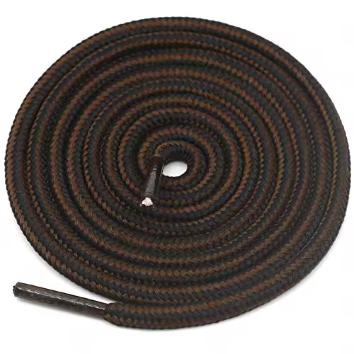 1 Pair 18 Colors Striped Double Color Shoe laces Round Outdoor Sneakers Shoelaces Cotton Boots Shoelace 70CM 90CM 120CM 150CM - Image 13