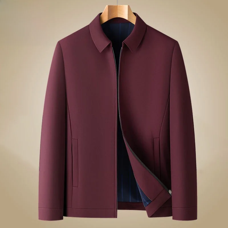 

Pierre Cardin Men's Casual Jaet 2026 Spring Faion Anti-Wrinkle Busin Leisure Outerwear Stand Fit Multi-ket Design