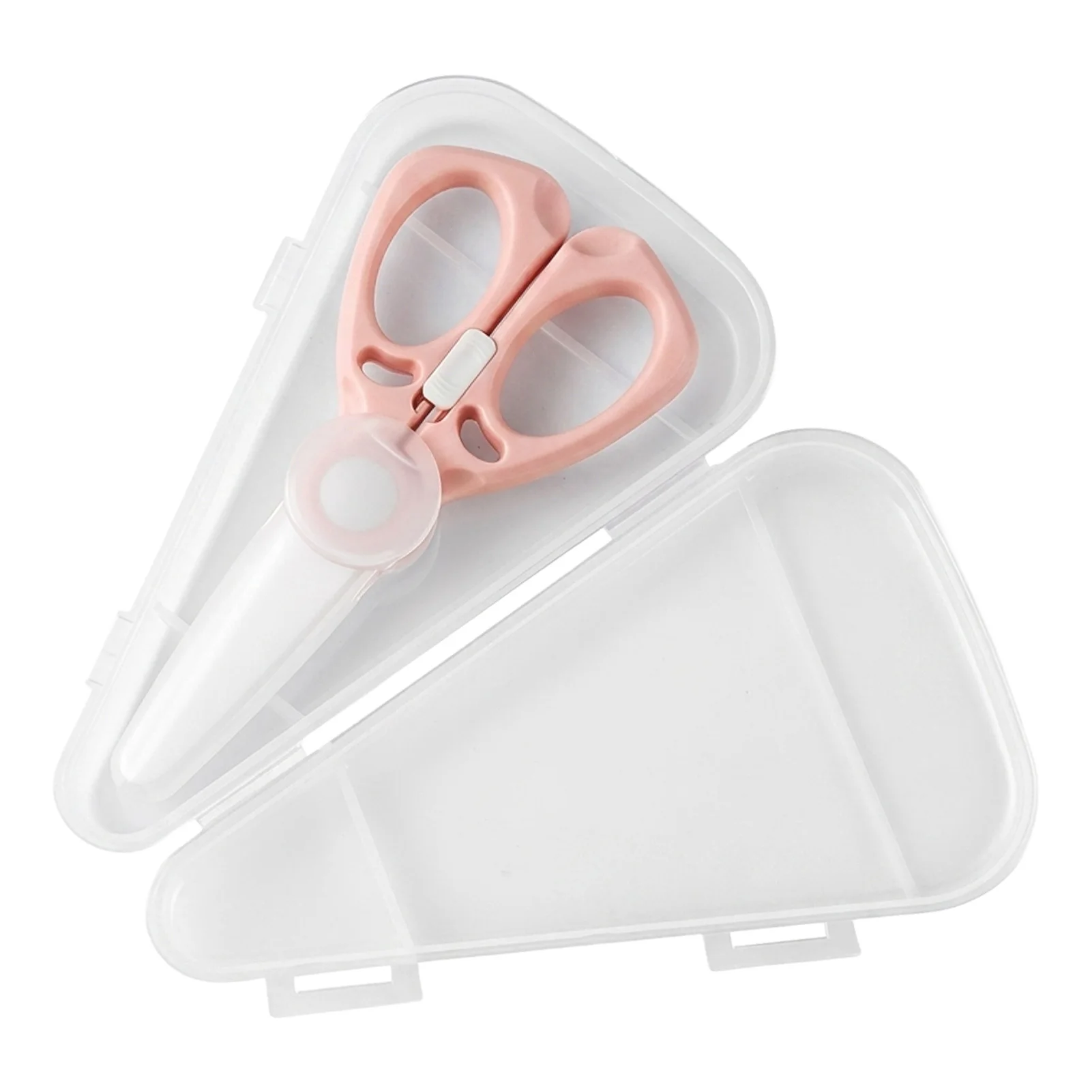 1pc Baby Food Scissors Nano Ceramic Blade Sharp Portable Kitchen Cutting Tool for Infant Meal Prep Meat Veggie Durable