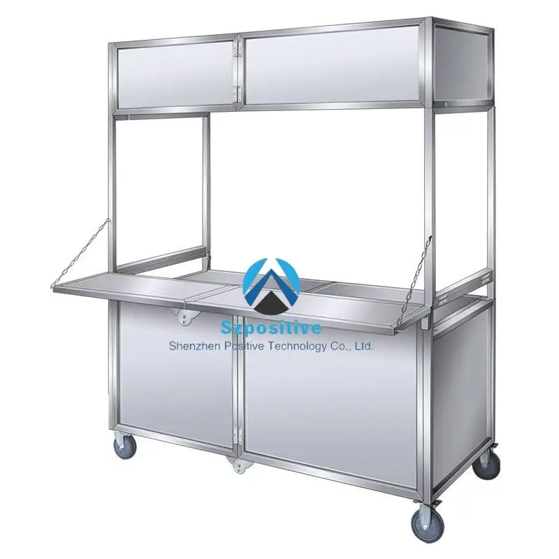 custom.European Iron Stall Carts Movable Night Market Outdoor Promotional Food Carts Bazaar Floats Stalls Net Red Trolley