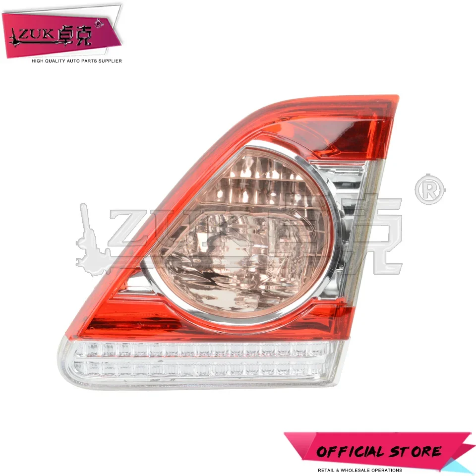 ZUK Inner Tail Light For TOYOTA COROLLA 2010 2011 2012 2013 Inside Rear Stop Brake Trunk Lid Lamp Taillight Taillamp