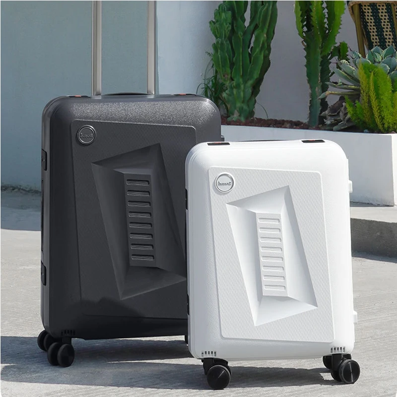 

Convenient and safe, aluminum alloy trolley case 20-inch boarding TSA lock PP material suitcase